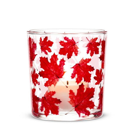Red Maple Leaves Votive, 3-Inch