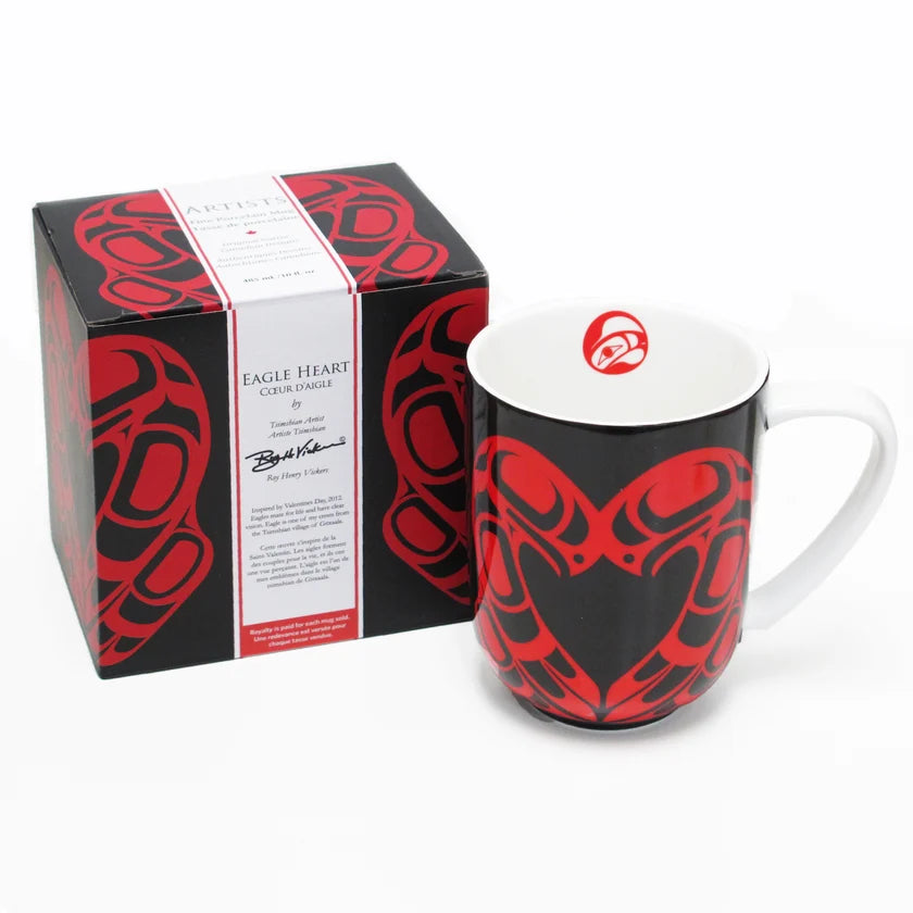 Roy Henry Vickers Eagle Heart Porcelain Mug