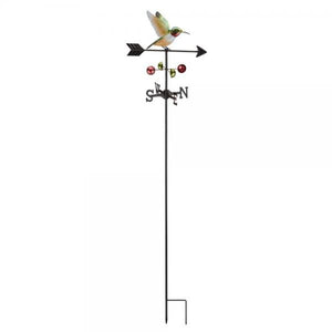 Ruby Throated Weathervane With Stake