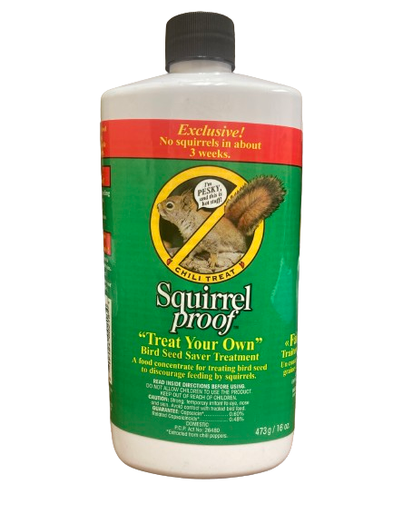 Squirrel Proof Treat Your Own Seed Saver, 16oz. (Product of the Month)
