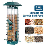Squirrel-Proof Wild Bird Feeder, Green