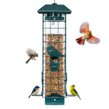 Squirrel-Proof Wild Bird Feeder, Green