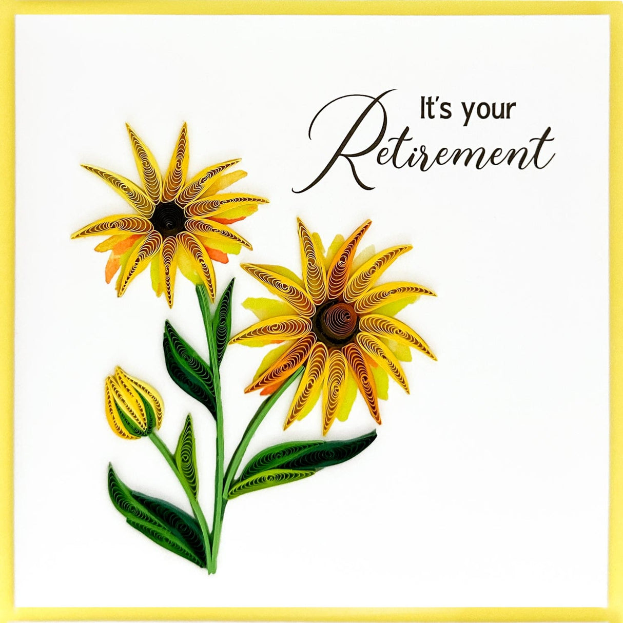 Sunflowers Retirement Card