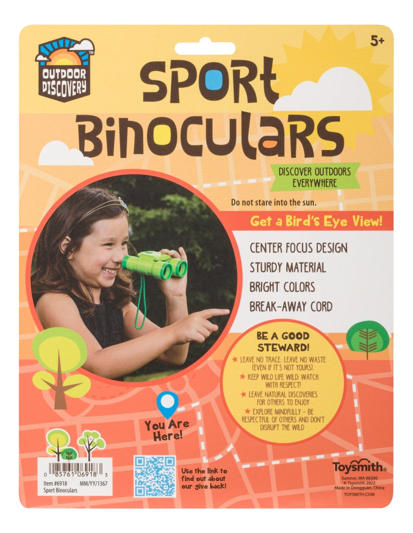 Toysmith Outdoor Discovery Sport 4x30 Kids Binoculars