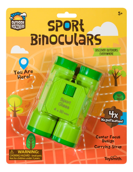 Toysmith Outdoor Discovery Sport 4x30 Kids Binoculars