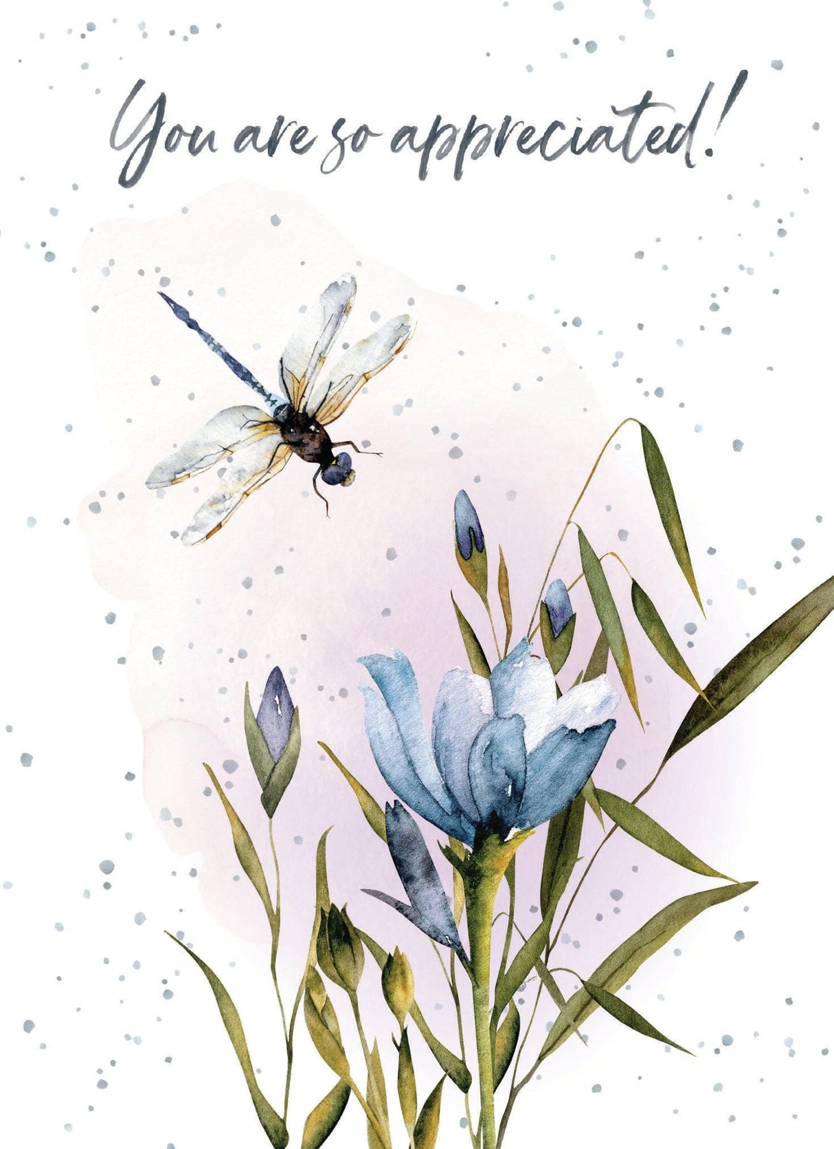 Tranquil Dragonfly Thank You Card