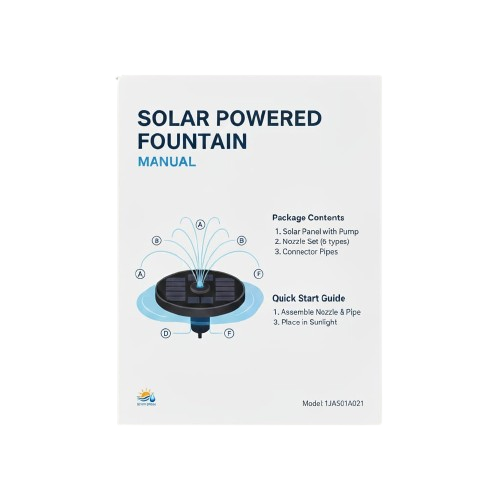 Solar Powered Fountain