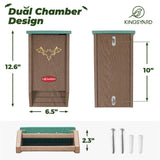 Unique Design Bat House, Brown