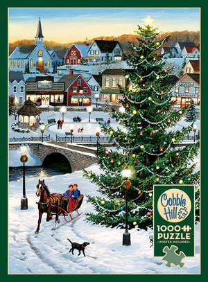 Village Tree Christmas 1000 Pc Puzzle