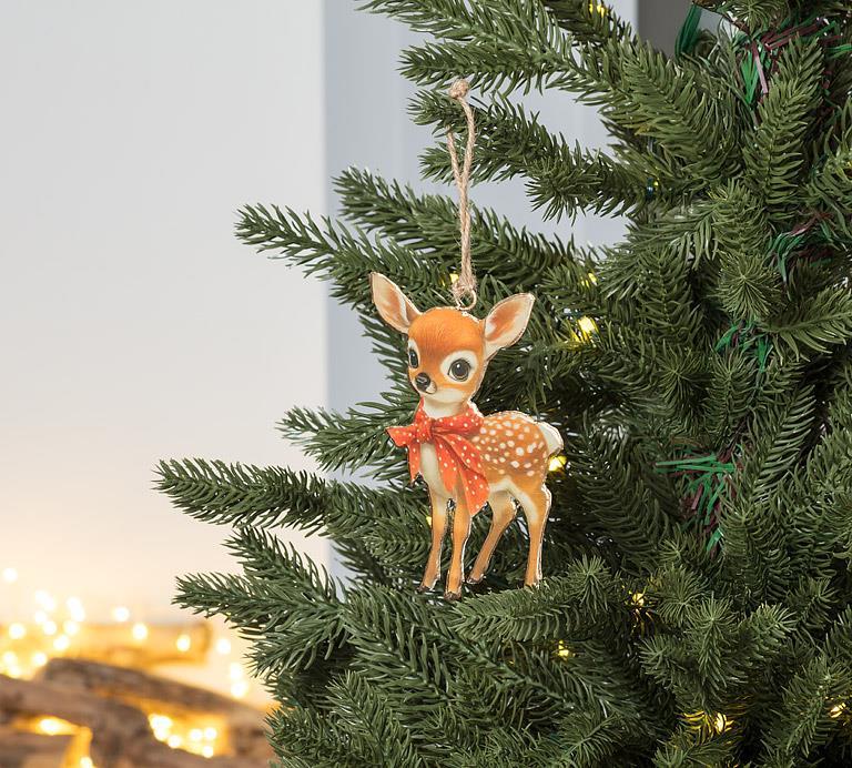 Vintage Fawn Ornament