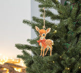 Vintage Fawn Ornament