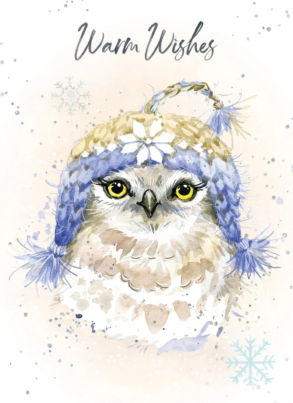 Warm Wishes Bird Christmas Card