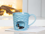 Wavy Mug with Loon