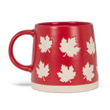 Wide Base Maple Leaf Mug