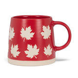 Wide Base Maple Leaf Mug