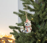 Winter Raccoon Ornament