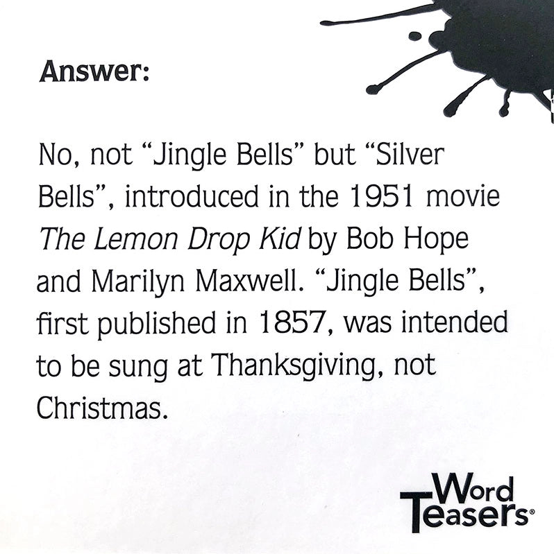 Word Teasers Santa's Secrets!