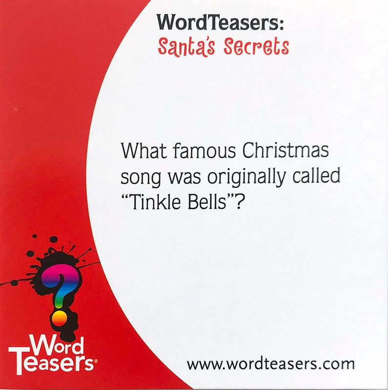 Word Teasers Santa's Secrets!