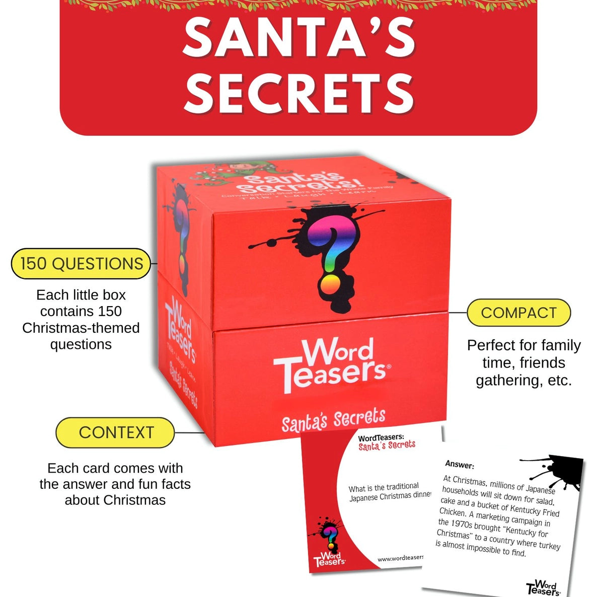 Word Teasers Santa's Secrets!
