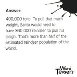 Word Teasers Santa's Secrets!