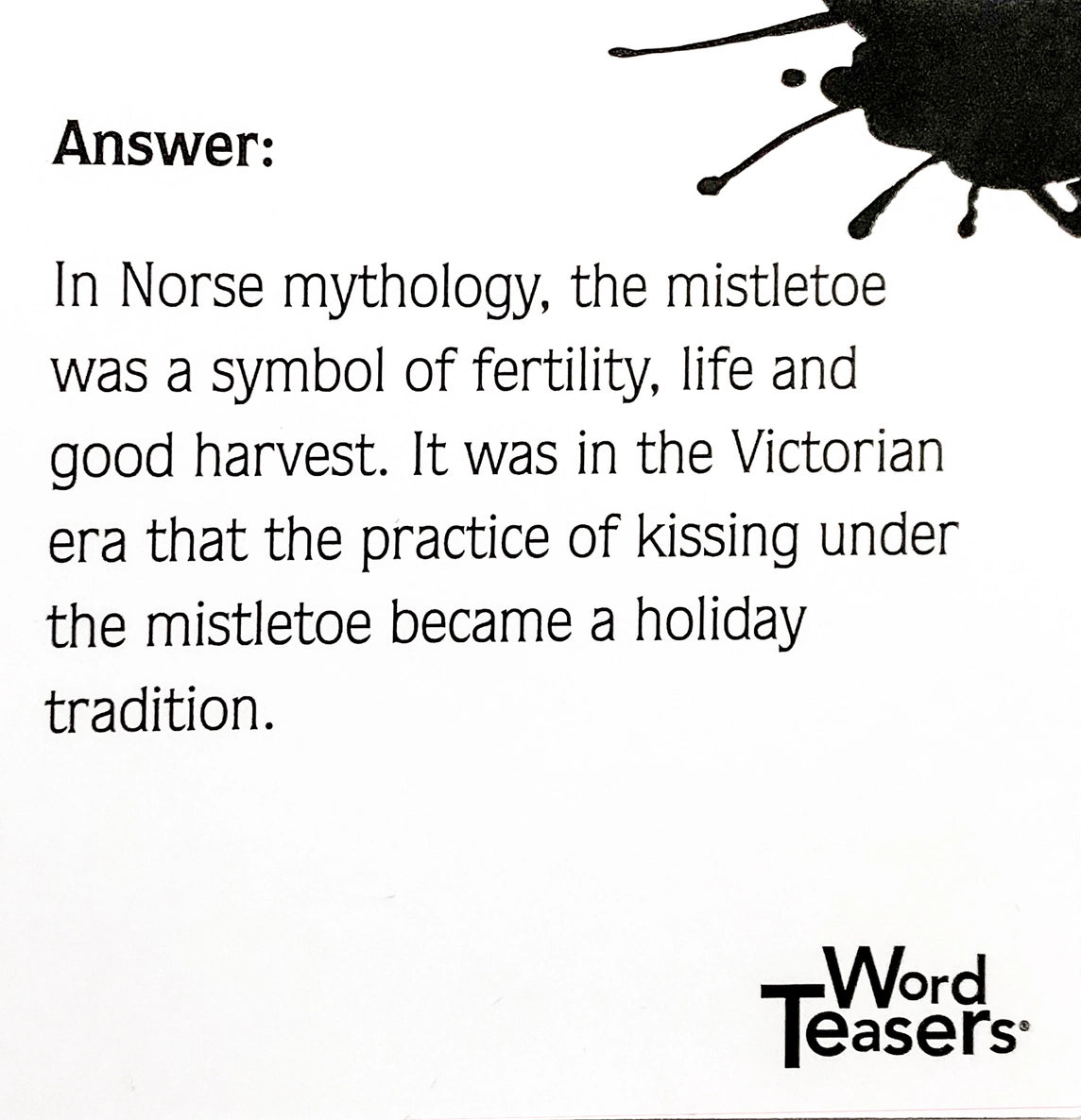 Word Teasers Santa's Secrets!