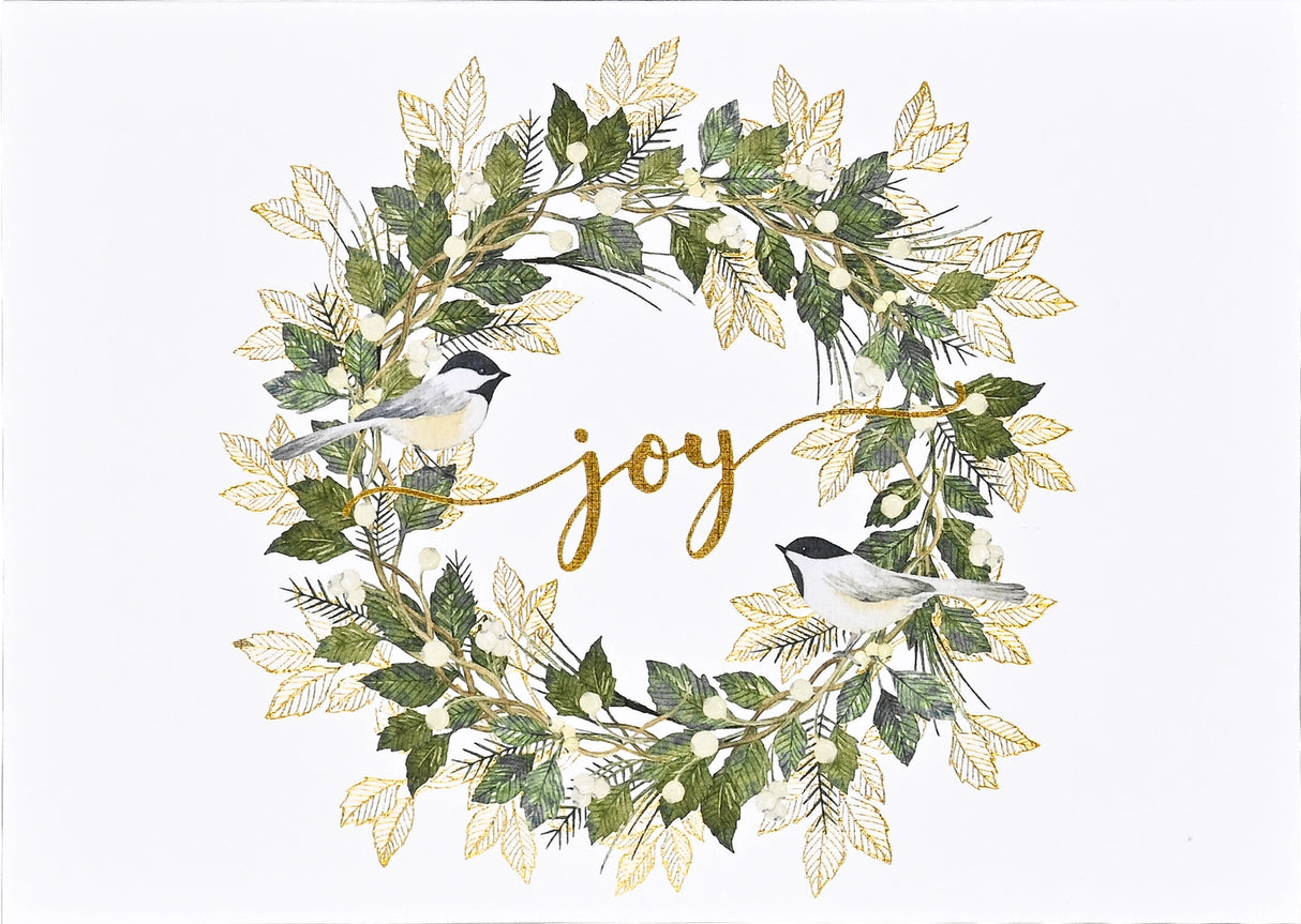 Wreath of Joy Deluxe Boxed Holiday Cards