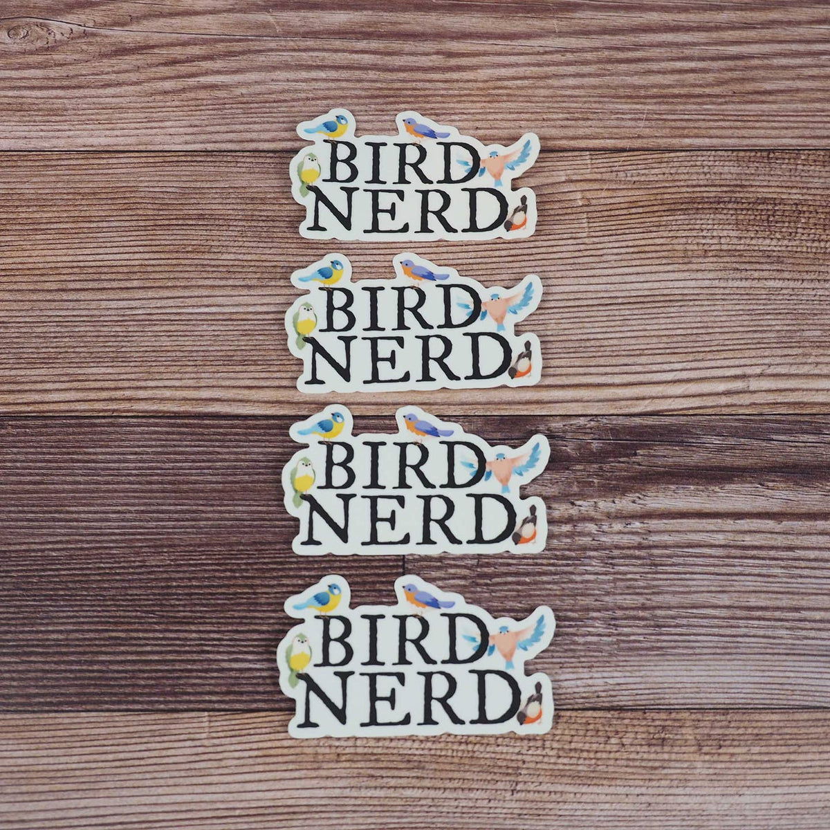 Bird Nerd Birdwatching Vinyl Sticker