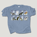 Bird Nerd Stone Blue 100% Cotton T-Shirt - XXL