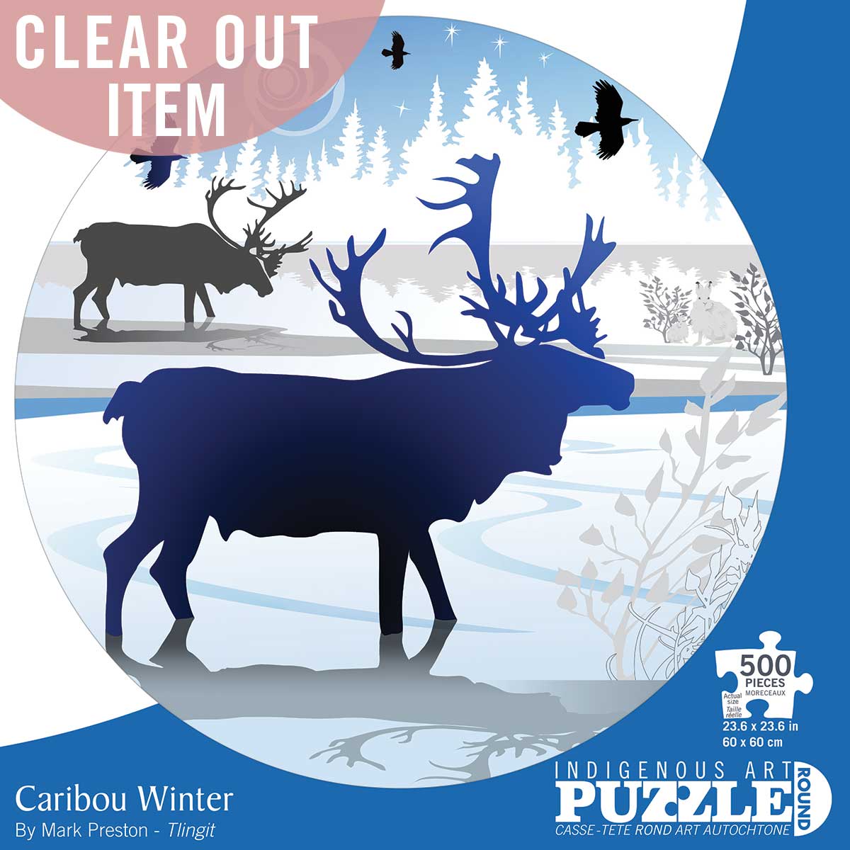 Buy Caribou Winter 500pc Puzzle Online With Canadian Pricing Urban