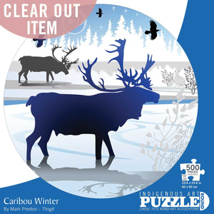 Caribou Winter 500pc Puzzle