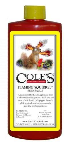 16 oz Flaming Squirrel Seed Sauce