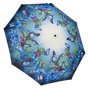 Bluebells Reverse Close Folding Umbrella