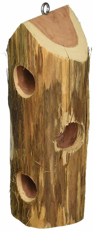 3 Plug Suet Log With Out Perches