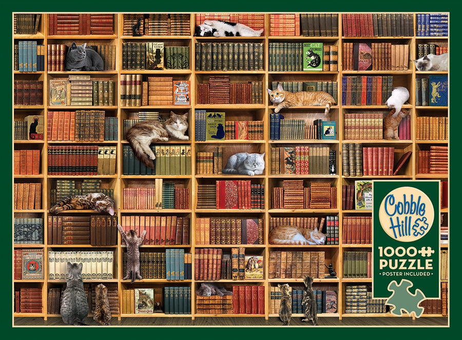 The Cat Library 1000pc Puzzle – Urban Nature Store