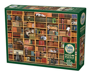 The Cat Library 1000pc Puzzle