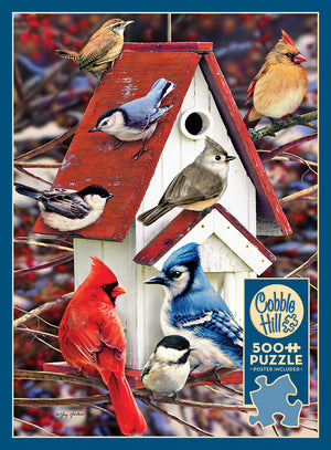 Winter Birdhouse 500pc Puzzle