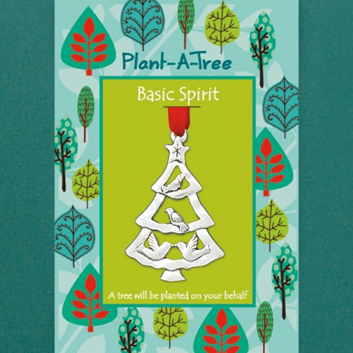 4 Birds In a Tree Plant-A-Tree Ornament