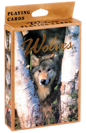 Wolves Playing Cards