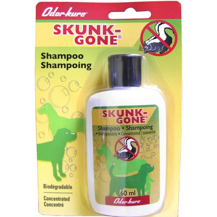 Skunk-Gone Biodegradable Pet Shampoo, 60mL