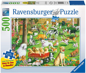 At the Dog Park 500pc Large Format Puzzle