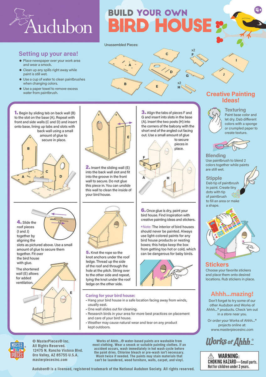 Buy Audubon Build Your Own Bird House Online With Canadian Pricing