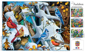 Audubon Snow Birds 1000pc Puzzle