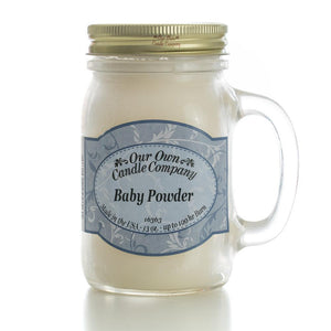 Baby Powder Mason Candle
