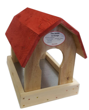Barn Feeder With Red Barn Roof