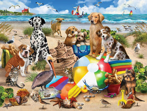 Beach Buddies 550 Piece Jigsaw Puzzle