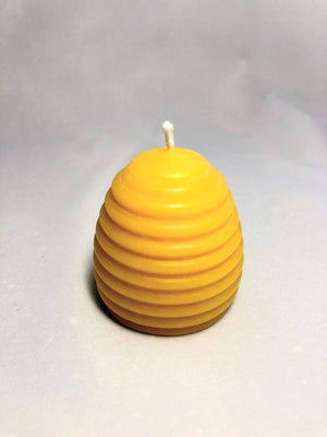 Beeswax Large Beehive Candle, Made in Canada