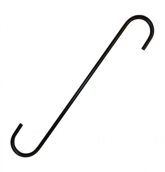 Black S-Hook, 12 Inch (Store Pickup Only)