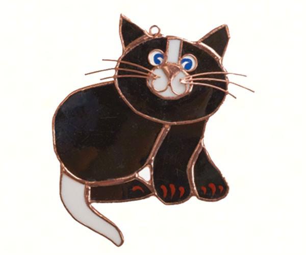 Black Cat Suncatcher