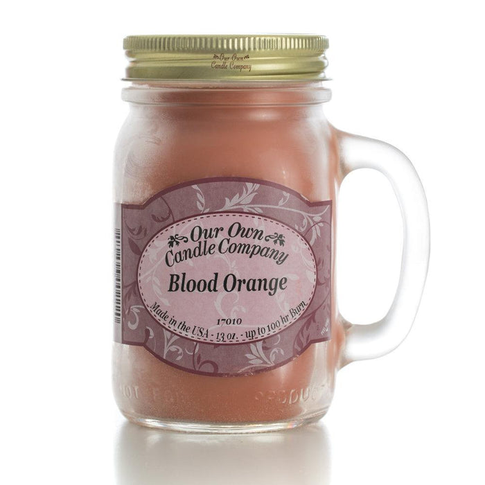 Blood Orange Mason Jar Candle