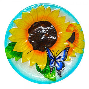 Blooming Sunflower Bird Bath (Store Pickup Only)